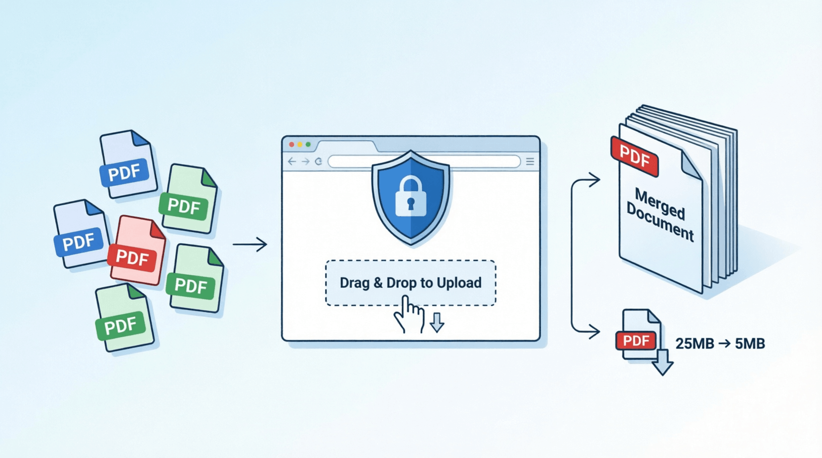 Stop Wrestling with PDFs: Merge & Compress Files in Seconds (Without Uploading Anything)